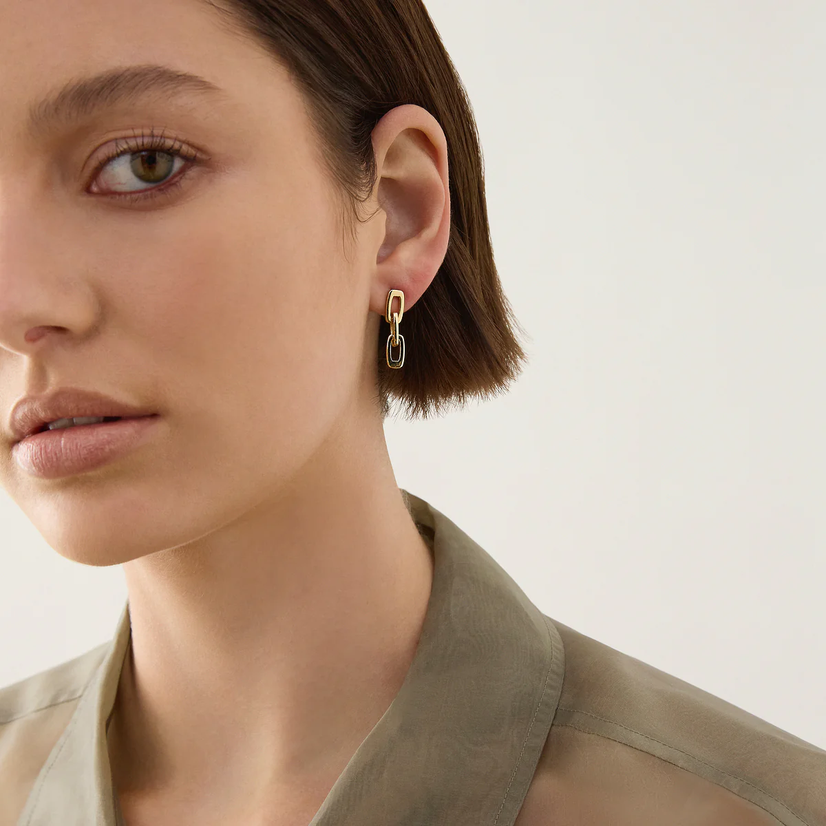 The Marchioness Chain Earrings - Gold Plated