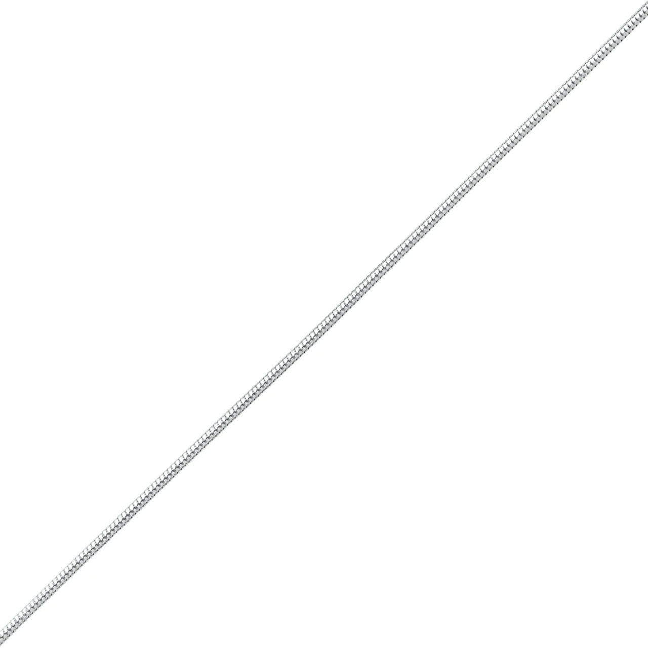 Sterling Silver 80cm Diamond Cut Snake Chain