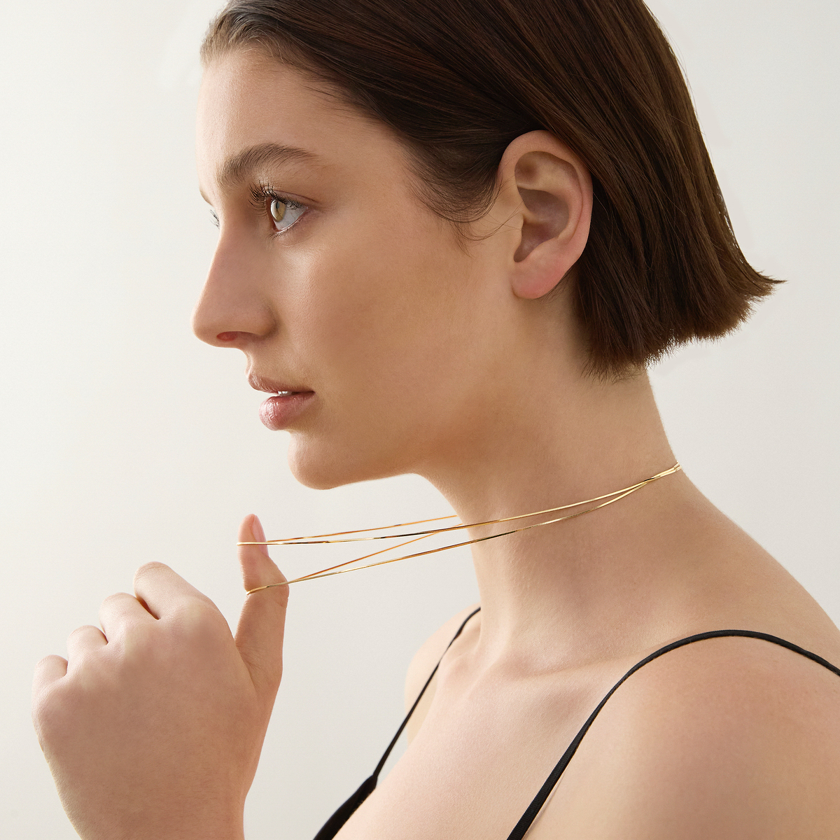 Mirage Double Chain Necklace - Gold Plated