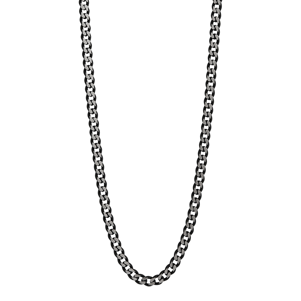 Nero Men’s Steel Curb Chain Necklace