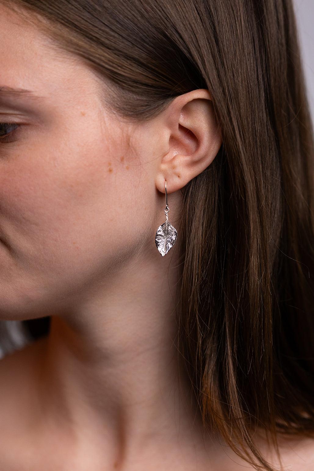 Sterling Silver Pohutukawa Drop Earrings - Jamies Jewellers