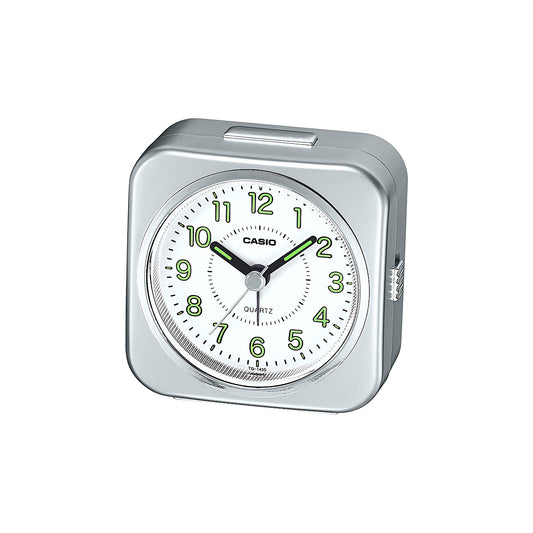 Casio - Silver Travellers Small Alarm Clock