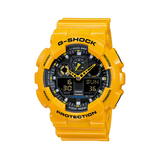G-Shock Black & Yellow Duo Watch - GA100A-9A