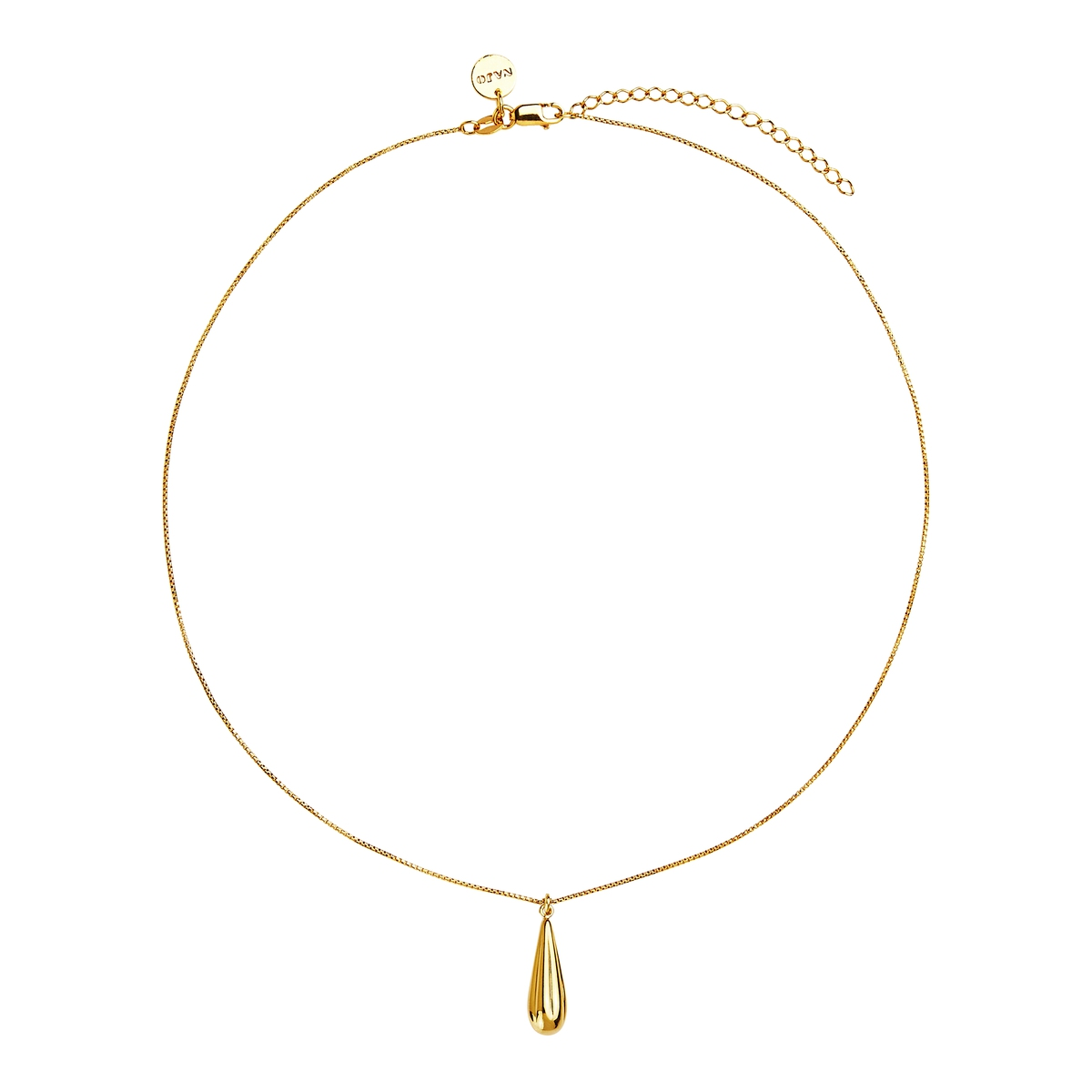 Raya Small Baton Necklace - Gold Plated