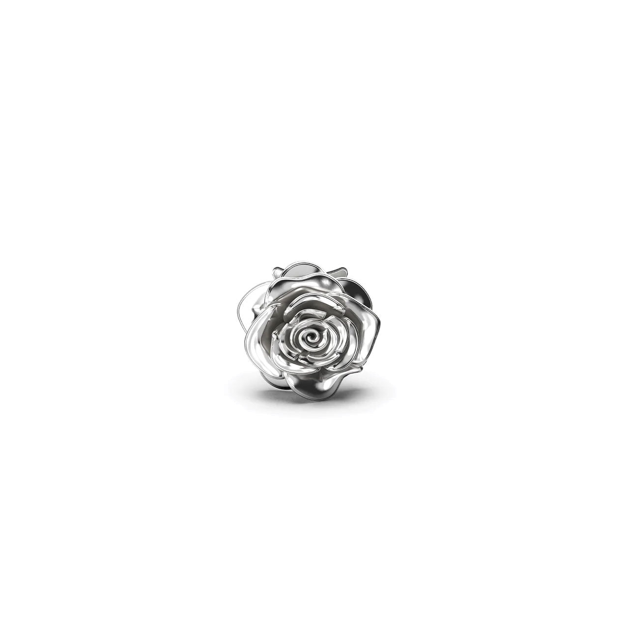 Rose Bud Flat Back Single Earring