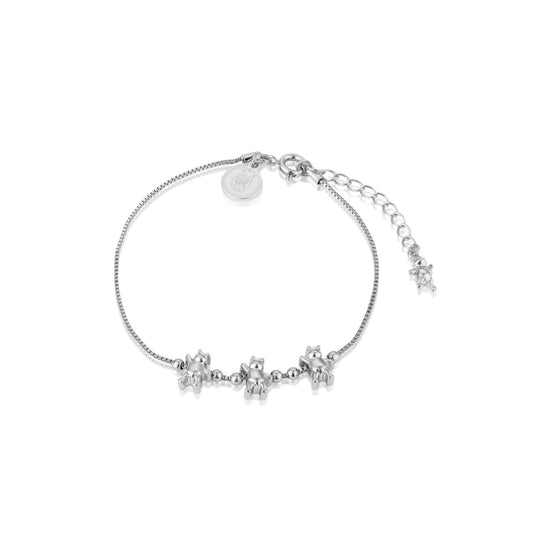 Disney - Sterling Silver Winnie the Pooh Charm Bracelet