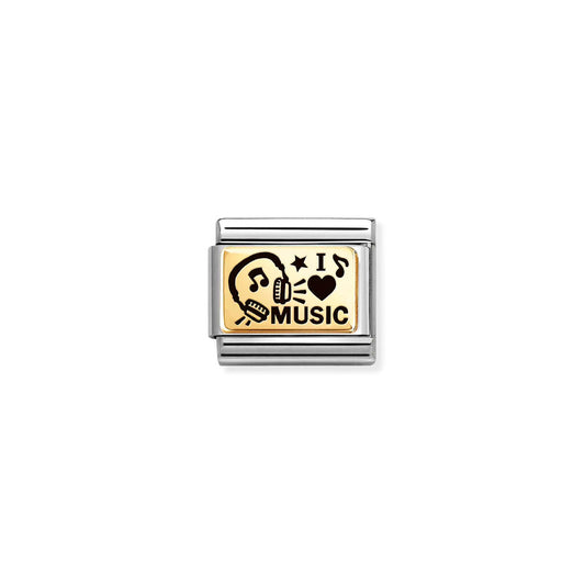 Composable Classic Link 030166/46, I Love Music Charm