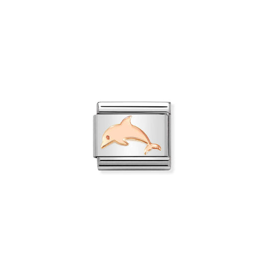 Composable Classic Link 430104/53 Dolphin In 9K Rose Gold