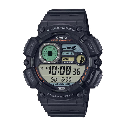 Casio Mens Digital in Black - WS1500H-1A