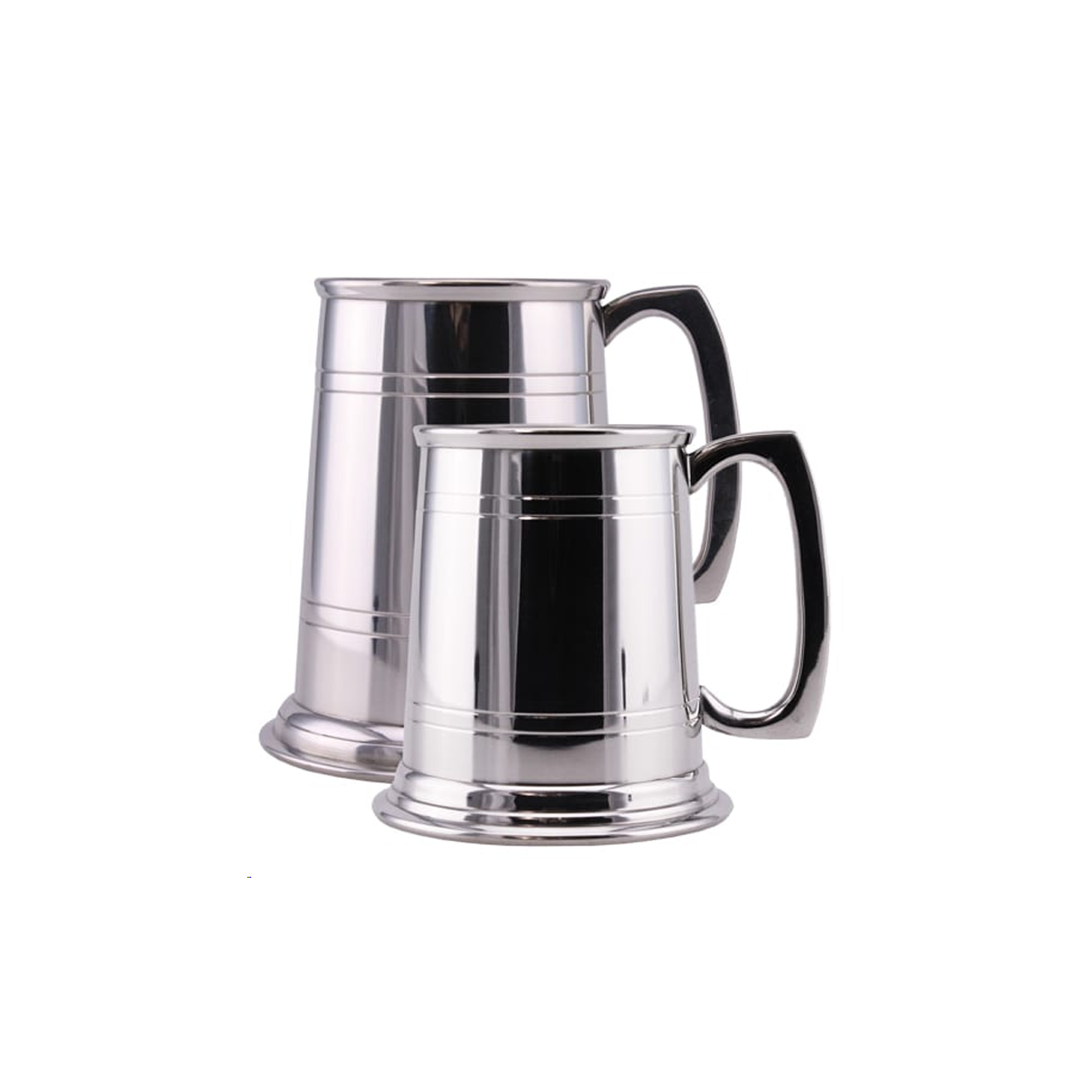 Pewter Plain Full Pint Tankard