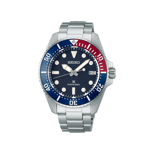 Seiko - SNE595P Prospex 'Pepsi' Solar Divers Watch