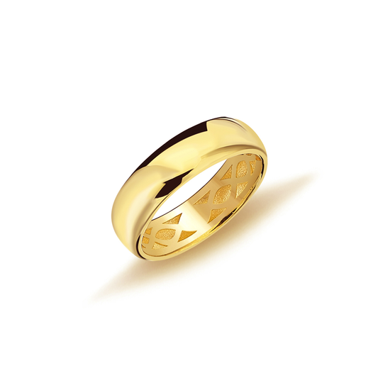 9k Yellow Gold 5mm Plain Band Ring