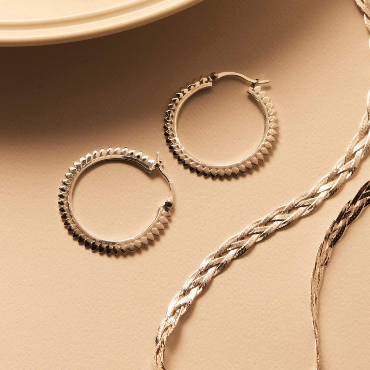 Radiance Hoop Earrings