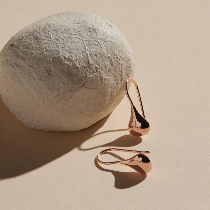 Baby Tears Earring - Rose Gold Plated