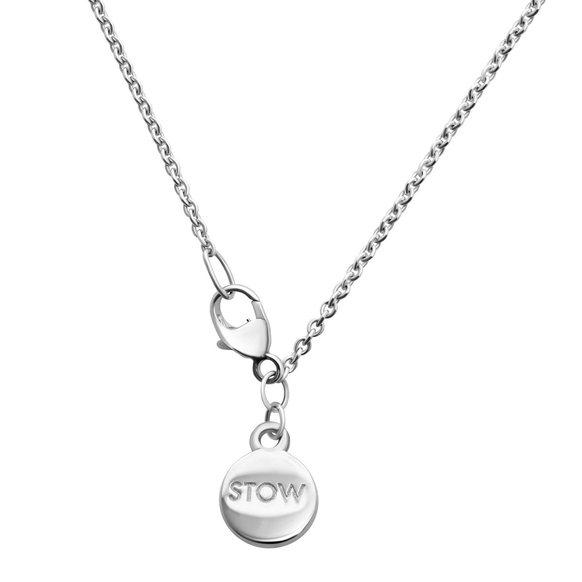 Sterling Silver 45cm Stow Cable Chain