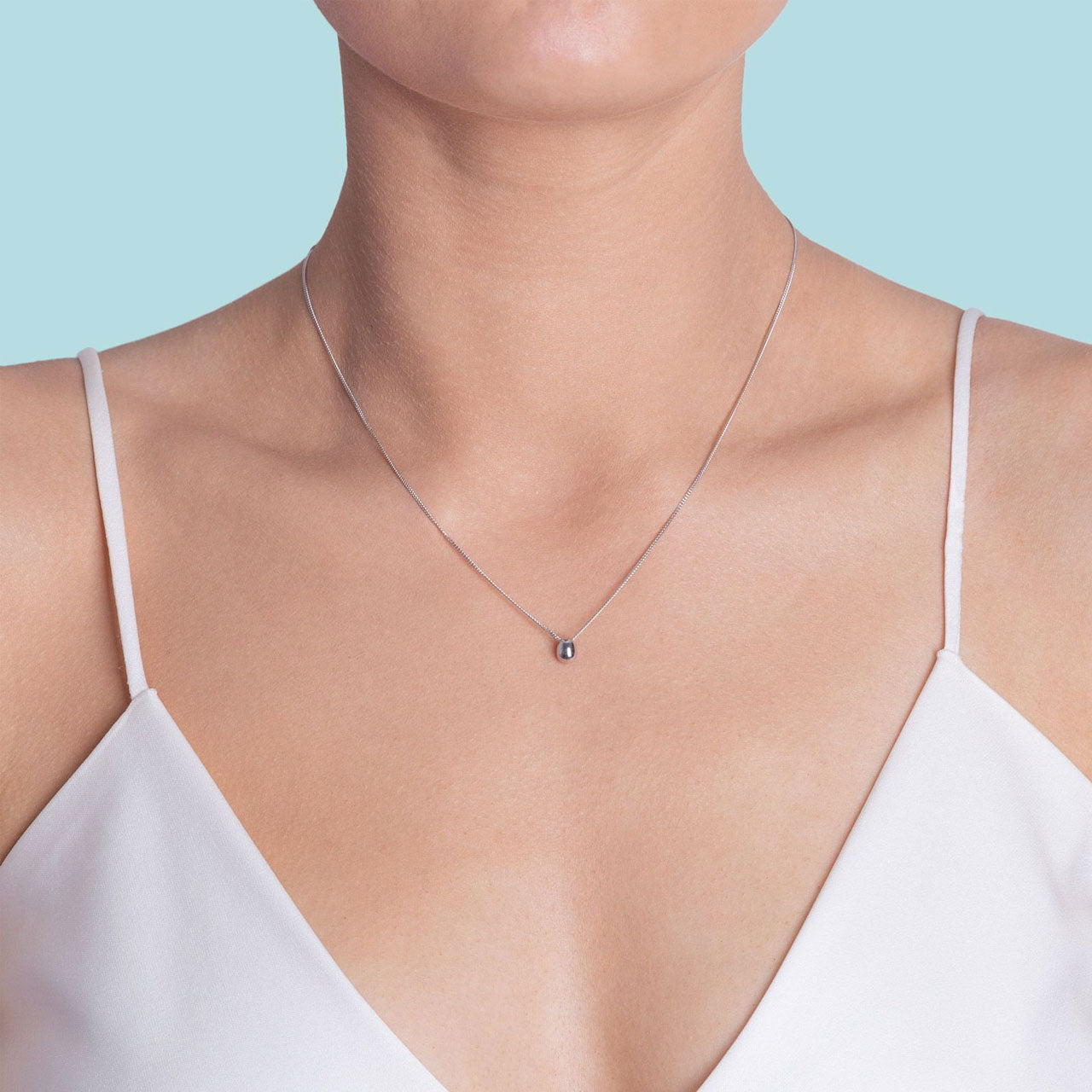 Sterling Silver Egglet Silver Pendant