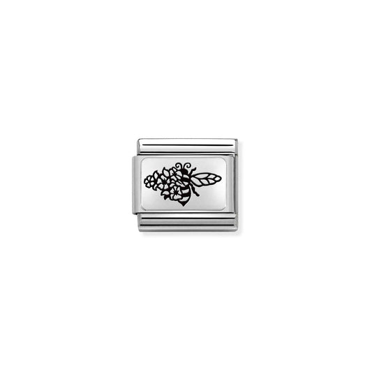Composable Classic Link 330111/21 Bee With Flowers In 925 Silver