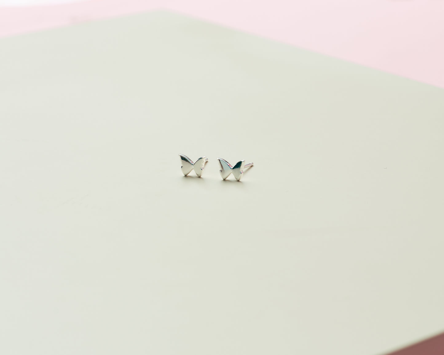 Sterling Silver Mini Butterfly Studs