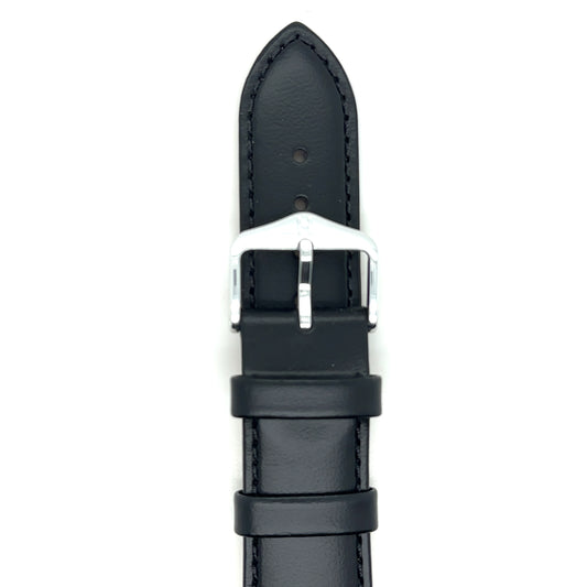 Corse - 20mm Black Long Leather Strap