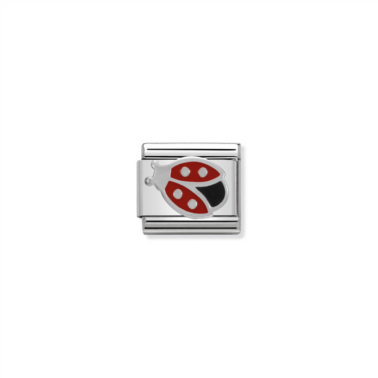 Composable Classic Link 330202/15 Ladybird in Silver & Enamel