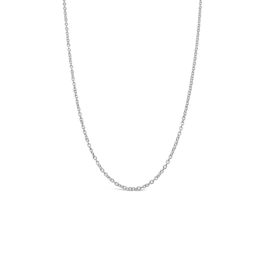 50cm Sterling Silver RCA30 Round Cable Chain