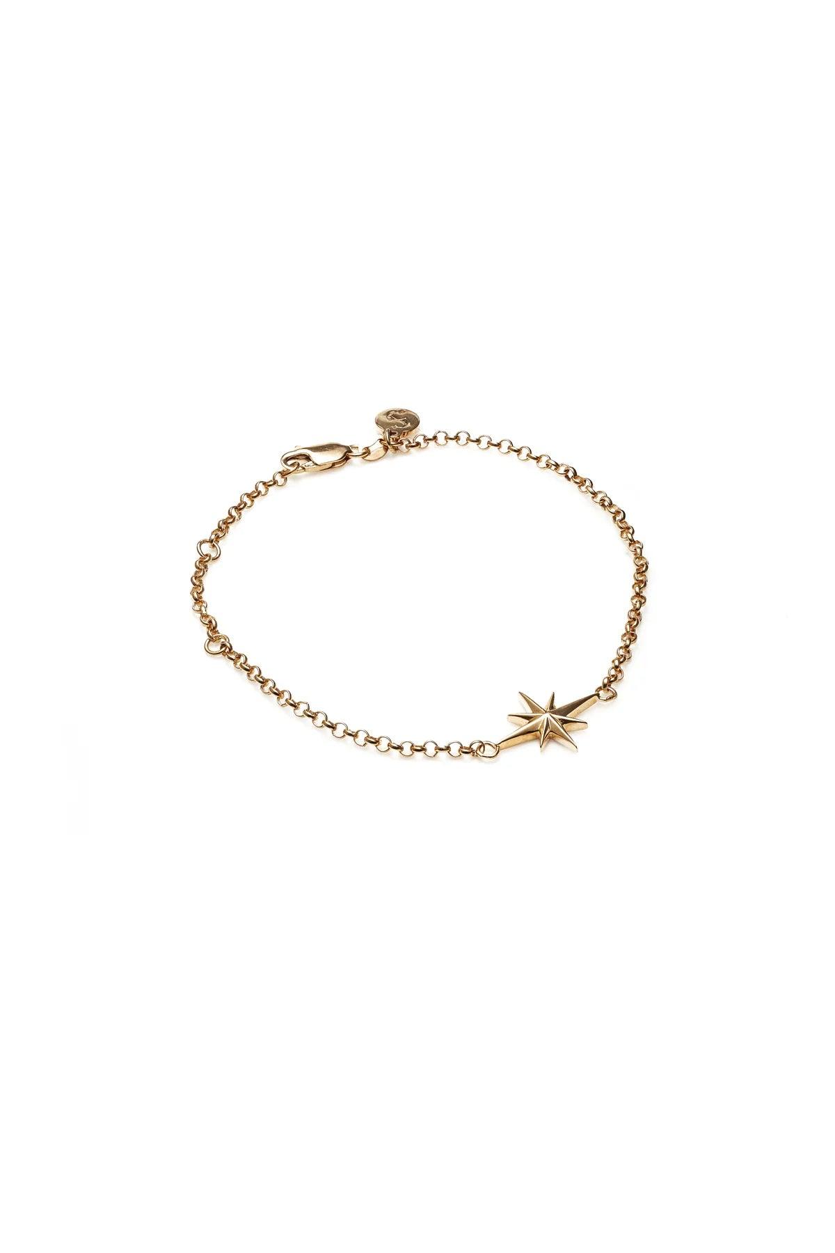 North Star Bracelet - Gold Plated - Jamies Jewellers