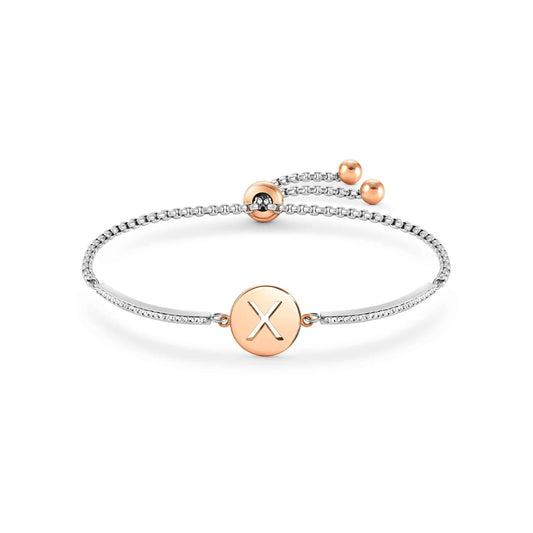 Milleluci Bracelet With CZ 028007/024 Letter X