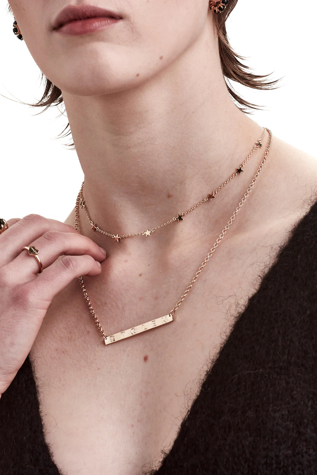 Stolen Star Choker - Gold Plated