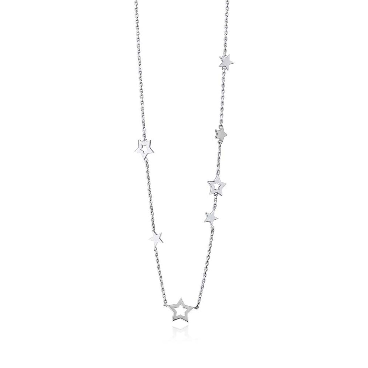 Sterling Silver 45cm Stargazers Pendant