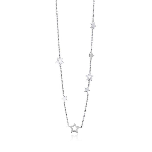 Sterling Silver 45cm Stargazers Pendant