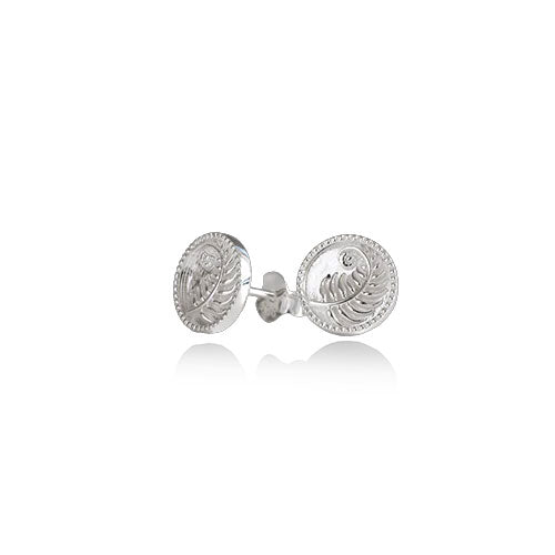 Fern Coin Studs (Strength)