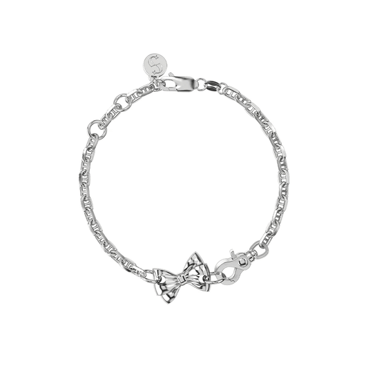 Pierced Bow Bracelet