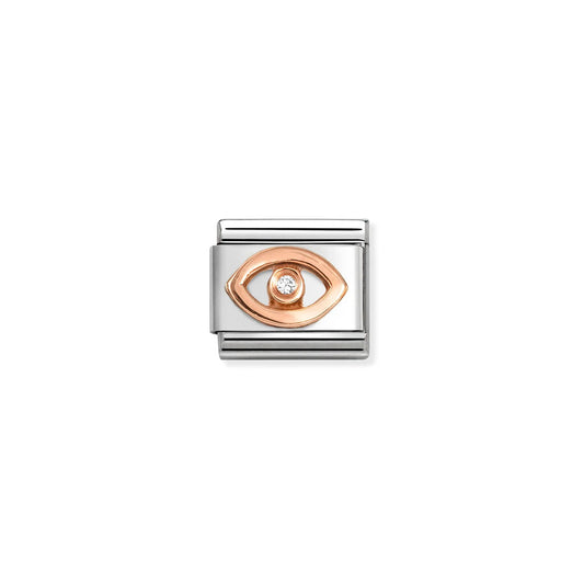 Composable Classic Link 430305/49 Eye With Cz In 9K Rose Gold