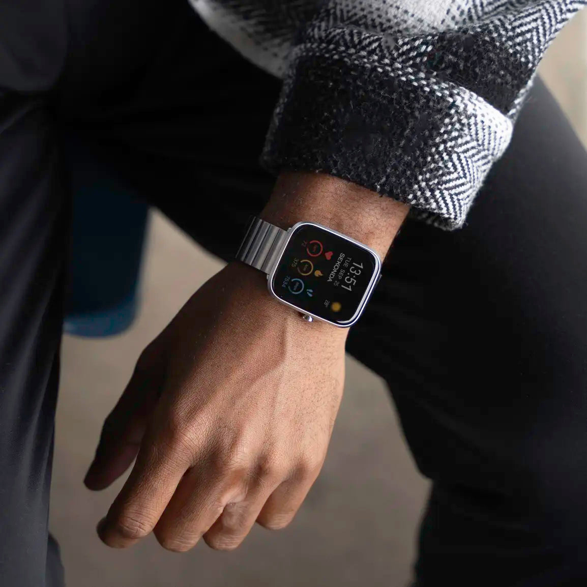 Sekonda Motion Plus Smart Watch | Silver Alloy Case & Stainless Steel Bracelet | 30221