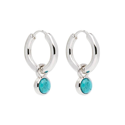Heavenly Turquoise Silver Earrings