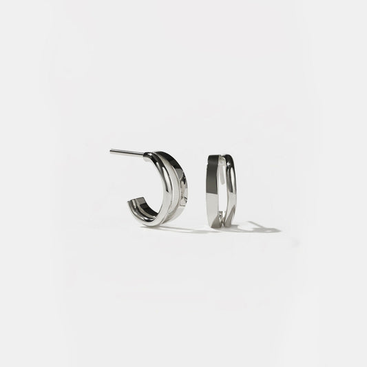 Bliss Hoops Small Sterling Silver