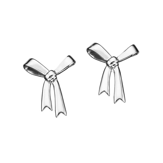 Sterling Silver Classic Bow Studs