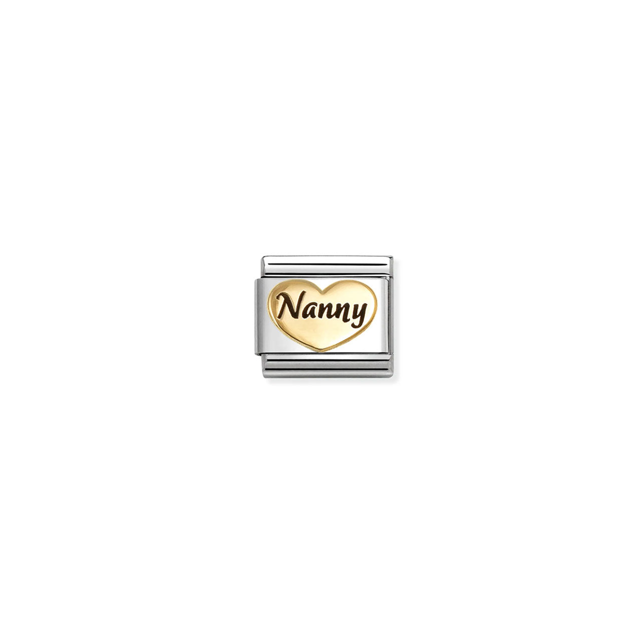 Composable Classic Link 030285/77 Nanny Heart In 18K Gold & Enamel