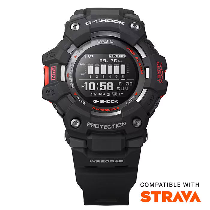 G-Shock- Black & Red G-Squad Series Watch - GBD100-1D