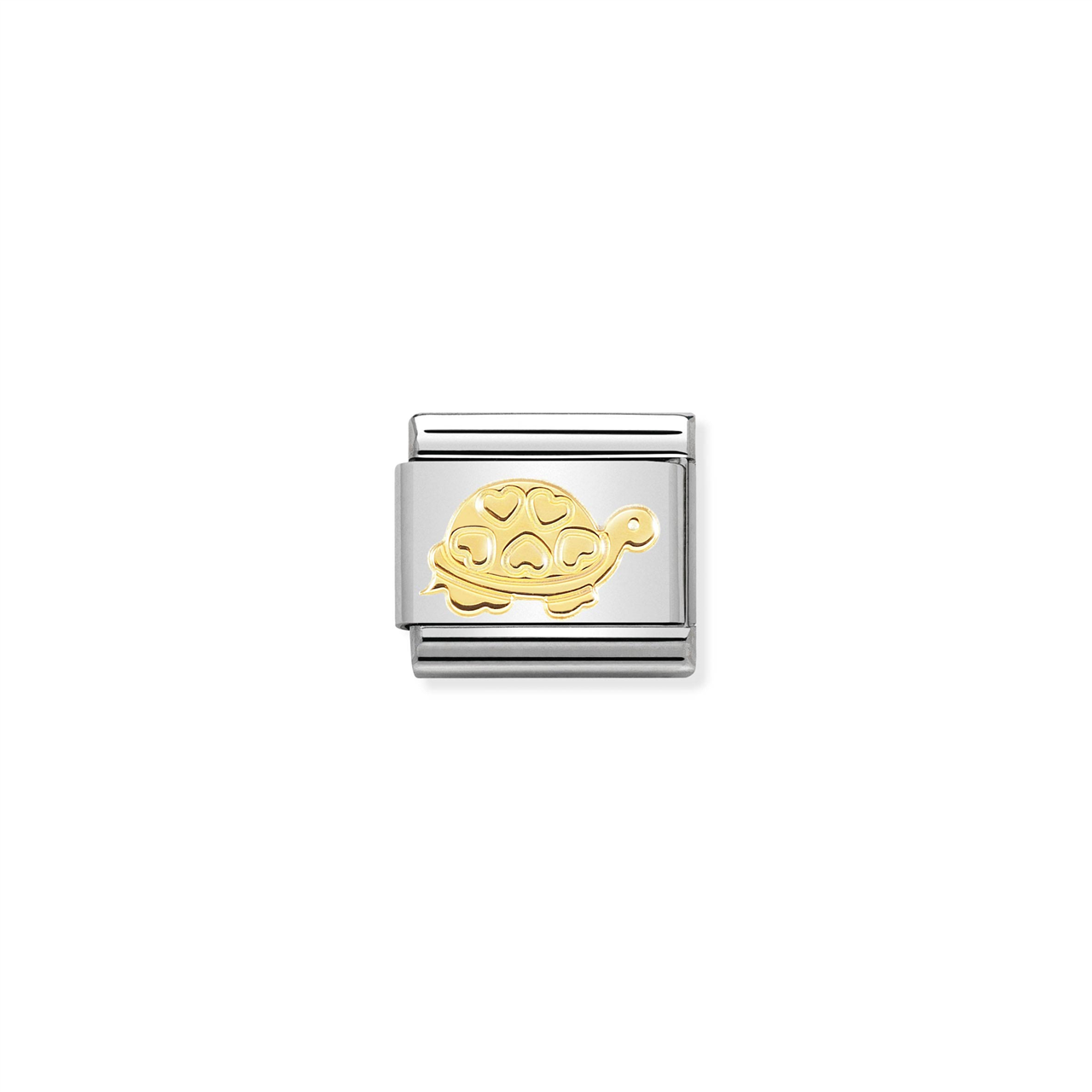 Composable Classic Link 030162/51 with Gold Turtle with Heart in 18k Gold