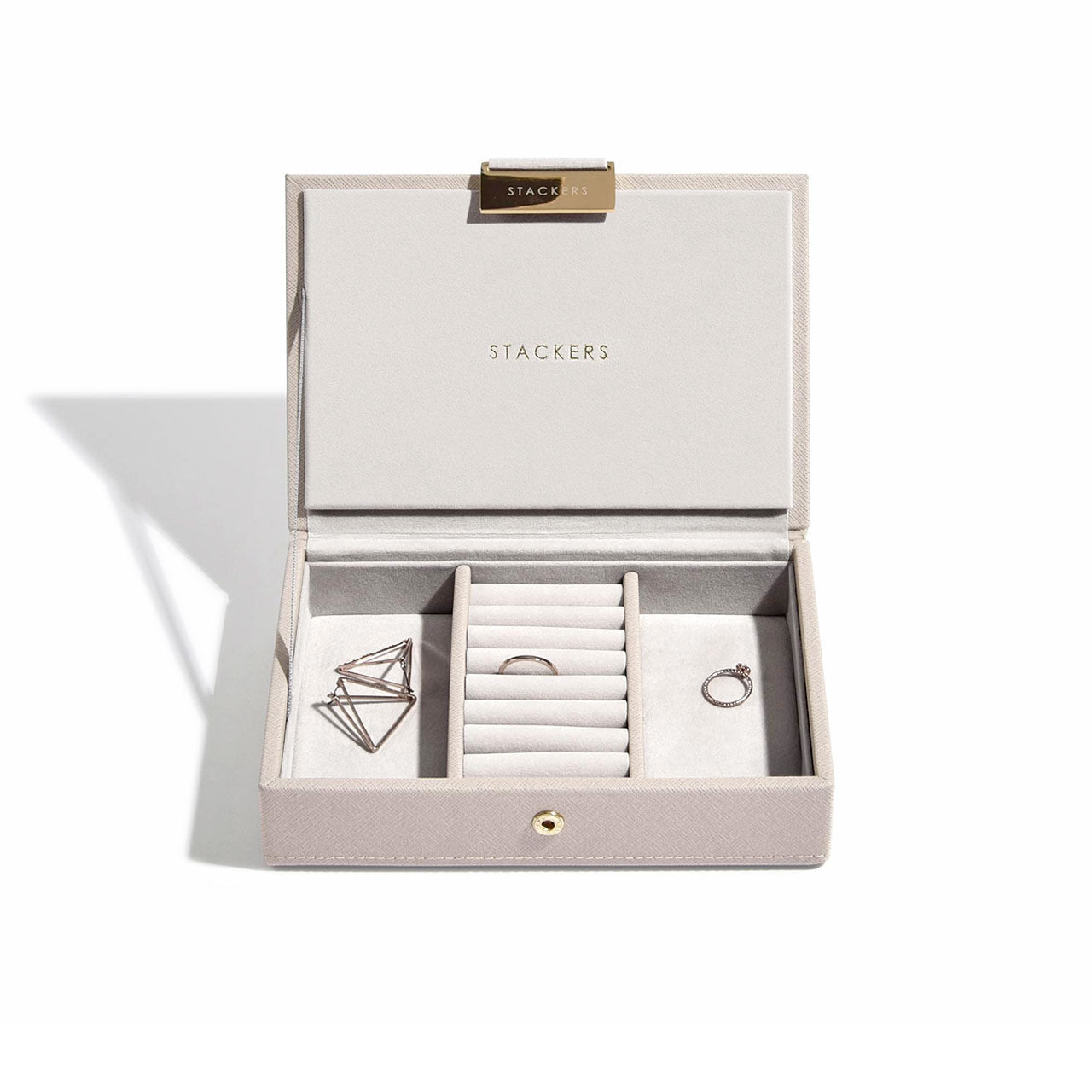 Taupe Mini Jewellery Box Lid