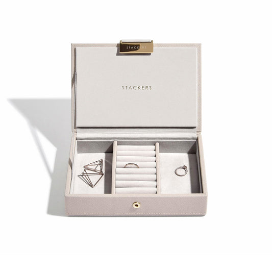Taupe Mini Jewellery Box Lid