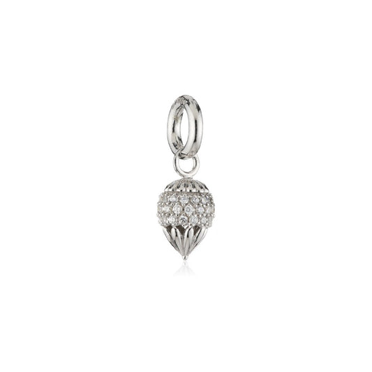 STORY by Kranz & Ziegler Silver Treasure CZ Drop Charm/Pendant
