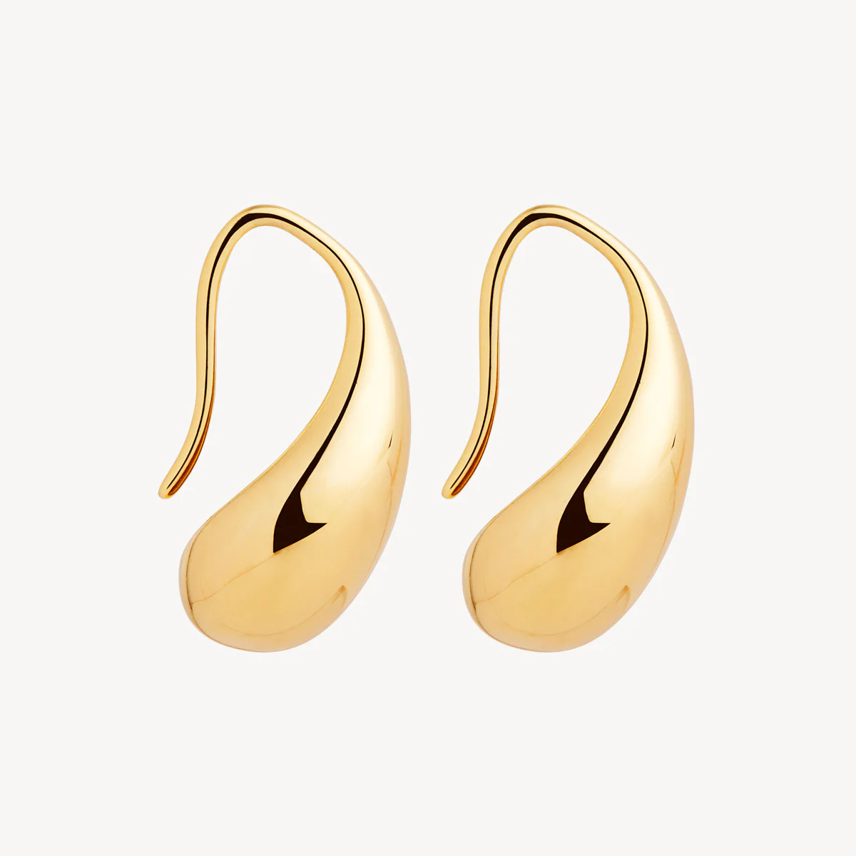 Eau Earrings - Gold Plated