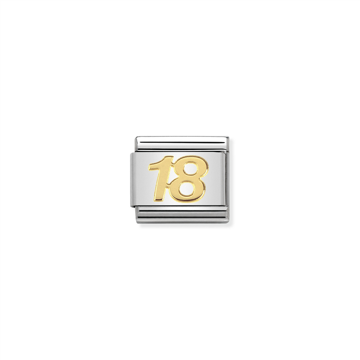 Composable Classic Link 030109/34 Number 18 Symbol in 18k Gold