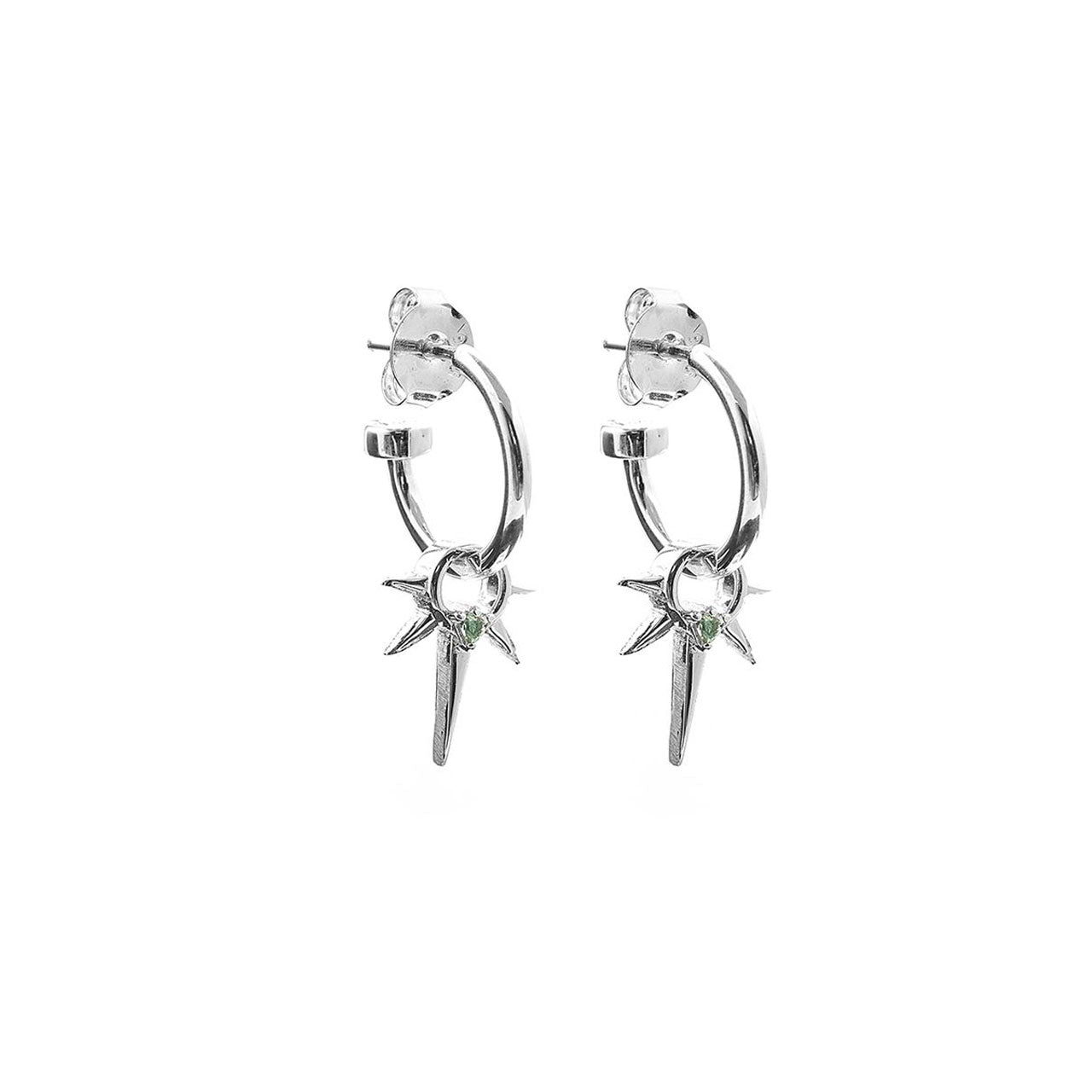 Micro Spike Anchor Earrings