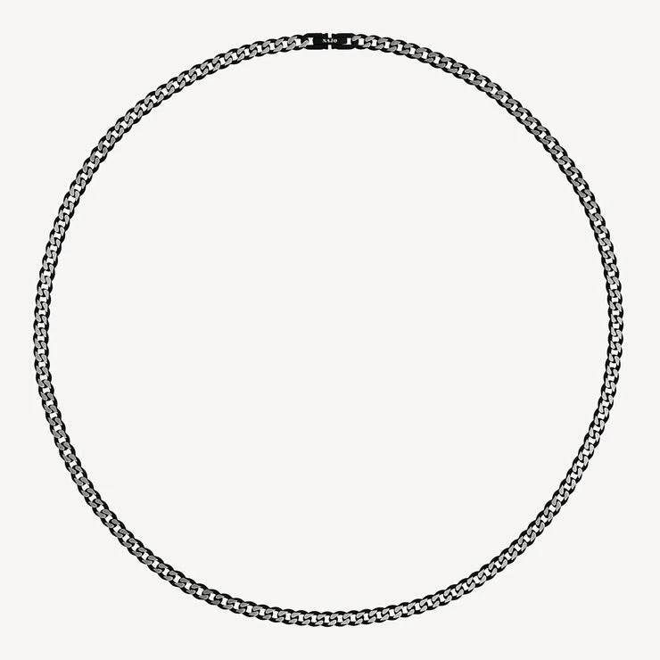 Nero Men’s Steel Curb Chain Necklace