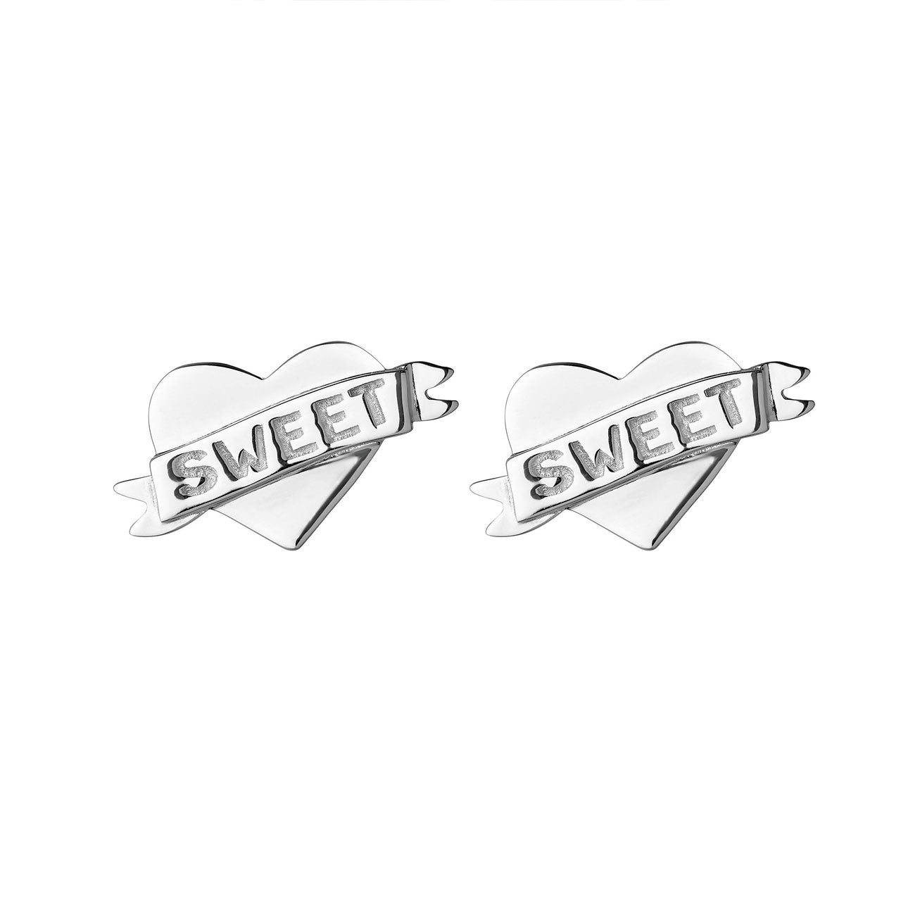 Sterling Silver Lil Sweetheart Studs
