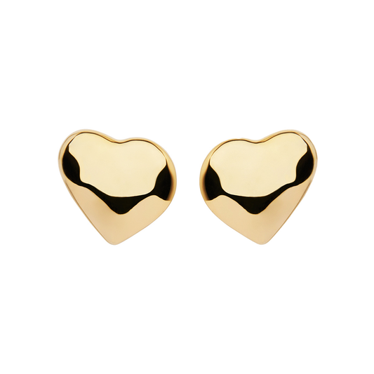 Amore Stud Earrings - Gold Plated