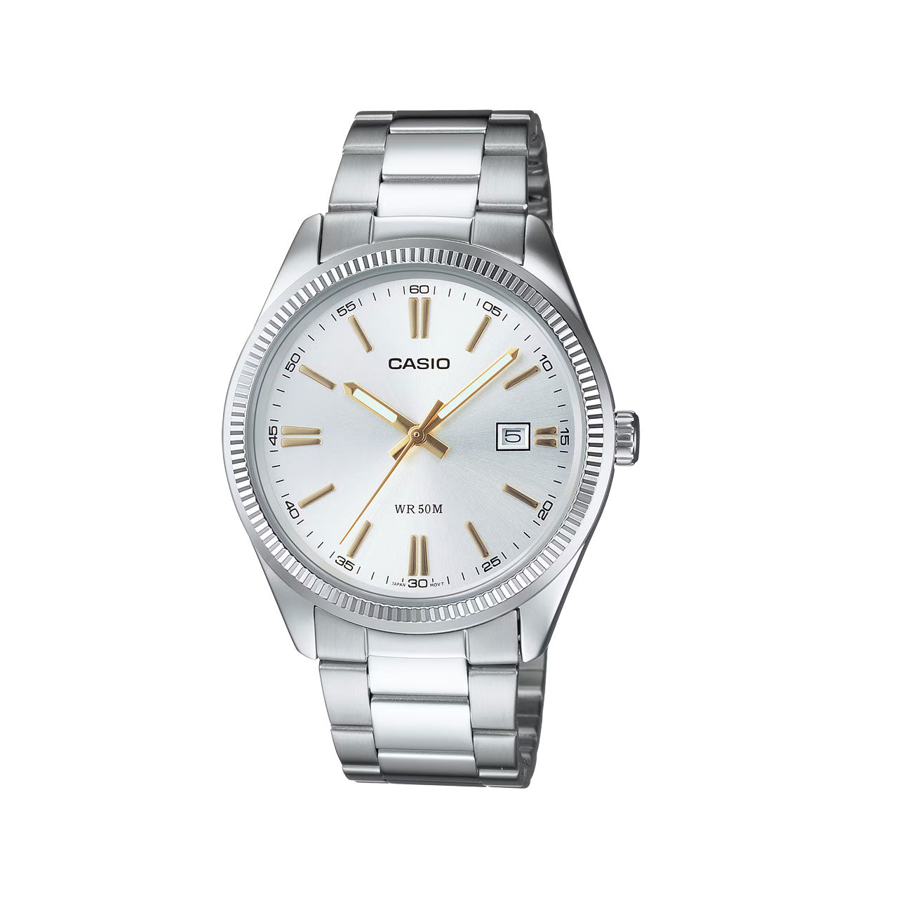 Casio Vintage Two Tone Stainless Steel Watch - MTP-1302D-7A2V
